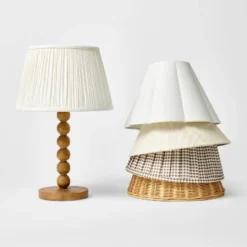 Turned Wood Stick Lamp Base Brown - Threshold™ Designed With Studio McGee -Lighting Direct GUEST 00638333 fdf6 423d 9471 188634a3e322