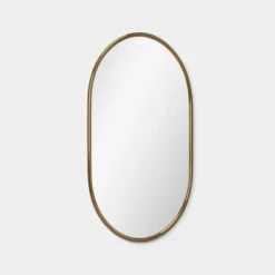 24"x36" Metal Tube Wall Mirror Gold - Threshold™ 4 24"x36" Metal Tube Wall Mirror Gold - Threshold™ -Lighting Direct GUEST 0928ac19 c0d6 44d9 8296 44b519a55766