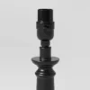 Column Small Lamp Base Black - Threshold™: Polyresin, No Assembly, UL Listed, Fits Small Lampshades