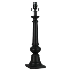 Column Large Lamp Base Black - Threshold™