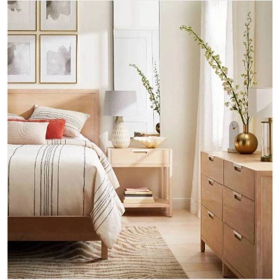 Fillable Accent With USB Table Lamp Brass - Threshold™: Modern Glass Nightstand Lamp, ETL Listed, No Bulb Included 5 Fillable Accent With USB Table Lamp Brass - Threshold™: Modern Glass Nightstand Lamp, ETL Listed, No Bulb Included - Image 5