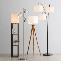 60"x16" Tripod Floor Lamp Oak Tone Wooden Finish - Threshold™: Elegant Standing Lighting, 3-Way Switch, UL Listed 15 60"x16" Tripod Floor Lamp Oak Tone Wooden Finish - Threshold™: Elegant Standing Lighting, 3-Way Switch, UL Listed -Lighting Direct GUEST 12eb9924 86da 4a28 9eaa 3aaed057f6ef 1