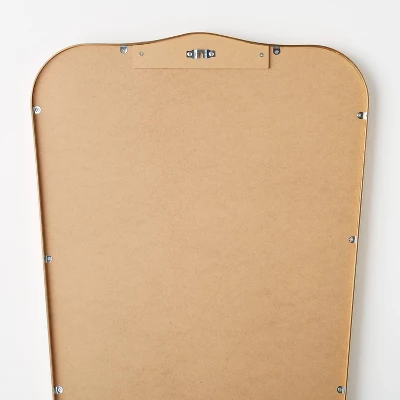 23" X 36" Metal Curved Top Mirror Gold - Threshold™ Designed With Studio McGee 3 23" X 36" Metal Curved Top Mirror Gold - Threshold™ Designed With Studio McGee - Image 3