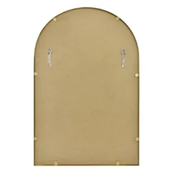 20" X 30" Arched Metal Wall Mirror Brass - Threshold™ -Lighting Direct GUEST 1ec84fa7 7875 45c1 a2e8 89ea7099627f