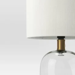 Glass Cylinder Mini Table Lamp With Open Base Clear - Threshold™ -Lighting Direct GUEST 1f14c873 4b74 4c73 a623 c80d2dde31a2