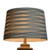 Linen Overlay Modified Drum Large Lamp Shade Ivory - Threshold™: Cotton-Polyester Blend, No Assembly Required