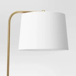 62"x14" New Traditional Downbridge Floor Lamp Brass - Threshold™: ETL Listed, Linen Shade, Metal Body 5 62"x14" New Traditional Downbridge Floor Lamp Brass - Threshold™: ETL Listed, Linen Shade, Metal Body -Lighting Direct GUEST 233a1f2e b203 4144 8532 4ad1df9c962a 1