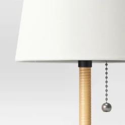 Mini Rattan Wrap Stick Table Lamp Black - Threshold™ -Lighting Direct GUEST 23f69041 9211 486b 87e7 99448e340ae7