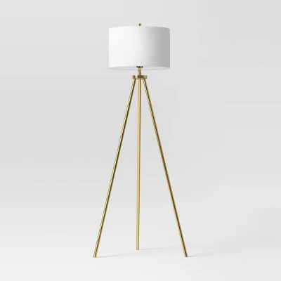 Ellis Tripod Floor Lamp Brass - Threshold™ 5 Ellis Tripod Floor Lamp Brass - Threshold™ - Image 5