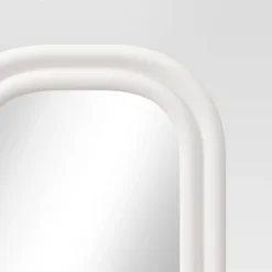 25"x65" Textured Floor Mirror White - Threshold™ -Lighting Direct GUEST 2816bdf6 06cc 4334 90f0 ab7752e6b3ac