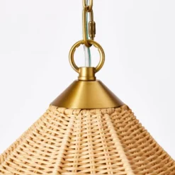 Tapered Rattan Ceiling Light Brown - Threshold™ Designed With Studio McGee 6 Tapered Rattan Ceiling Light Brown - Threshold™ Designed With Studio McGee -Lighting Direct GUEST 2b7582e8 24c7 4074 97fb cc7ed322532b