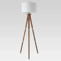 Oak Wood Tripod Floor Lamp Dark Brown - Threshold™ 21 Oak Wood Tripod Floor Lamp Dark Brown - Threshold™ -Lighting Direct GUEST 35d9bf1b 7636 4291 92cf a74dbbfc9517