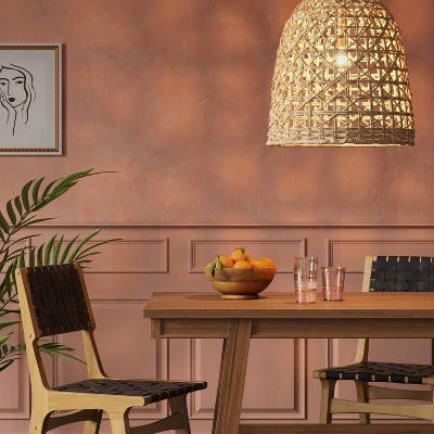 Large Seagrass Light Pendant Light Brown (Includes Energy Efficient Light Bulb) - Threshold™ 2 Large Seagrass Light Pendant Light Brown (Includes Energy Efficient Light Bulb) - Threshold™ - Image 2