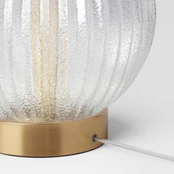 Small Ribbed Glass Lamp Base Clear - Threshold™ -Lighting Direct GUEST 3afd392d 594c 4005 9b08 cc2e50aa3c8c