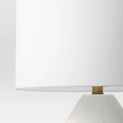 20.5"x12.5" Modern Table Lamp Black/White - Threshold™: Ceramic Base, Linen Shade, UL Listed, No Assembly Required -Lighting Direct GUEST 3fc9e165 4d0a 49b4 a16e 9eb273e436dc