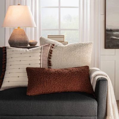 Assembled Resin Table Lamp Tan - Threshold™ Designed With Studio McGee 2 Assembled Resin Table Lamp Tan - Threshold™ Designed With Studio McGee - Image 2