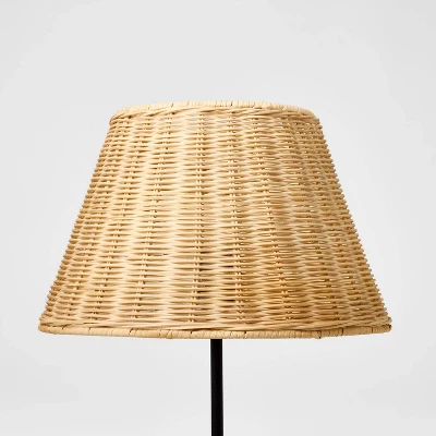 Wicker Lamp Shade Brown - Threshold™ Designed With Studio McGee 1 Wicker Lamp Shade Brown - Threshold™ Designed With Studio McGee