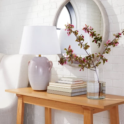 Large Ceramic Jar Table Lamp (Includes LED Light Bulb) Gray - Threshold™ Designed With Studio McGee 1 Large Ceramic Jar Table Lamp (Includes LED Light Bulb) Gray - Threshold™ Designed With Studio McGee