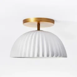 Scalloped Semi-Flush Mount Ceiling Light - Threshold™ Designed With Studio McGee 9 Scalloped Semi-Flush Mount Ceiling Light - Threshold™ Designed With Studio McGee -Lighting Direct GUEST 4db2ffb8 6162 4f4e 857b 3d8bb79181a2