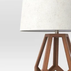 Large Wood Geo Assembled Table Lamp - Threshold™ -Lighting Direct GUEST 4e826a9e 70e6 444a b5c1 561396ae69fb