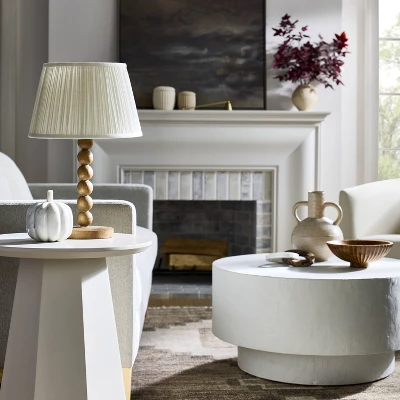 Soft Pleated Shade Off-White - Threshold™ Designed With Studio McGee 2 Soft Pleated Shade Off-White - Threshold™ Designed With Studio McGee - Image 2