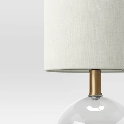 Glass Sphere Mini Table Lamp Clear - Threshold™ 3 Glass Sphere Mini Table Lamp Clear - Threshold™ - Image 3