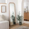 24" X 64" Wood Floor Mirror - Threshold™ Designed With Studio McGee: Natural Finish, Standing, No Assembly Required