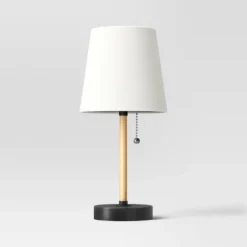 Mini Rattan Wrap Stick Table Lamp Black - Threshold™ -Lighting Direct GUEST 64872074 519f 4dc9 9c41 eaa5ffad99e8