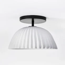 Scalloped Semi-Flush Mount Ceiling Light - Threshold™ Designed With Studio McGee 8 Scalloped Semi-Flush Mount Ceiling Light - Threshold™ Designed With Studio McGee -Lighting Direct GUEST 6b50e049 4ed7 42c0 b38a 9b5300cd63a6