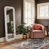 25"x65" Textured Floor Mirror White - Threshold™
