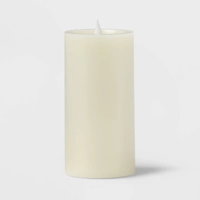 3" X 6" Pillar Candle Cream - Threshold™ 2 3" X 6" Pillar Candle Cream - Threshold™ - Image 2