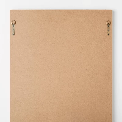 24" X 30" Woven Check Wall Mirror Natural - Threshold™ Designed With Studio McGee 3 24" X 30" Woven Check Wall Mirror Natural - Threshold™ Designed With Studio McGee - Image 3