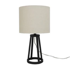 Medium Modern Industrial Assembled Table Lamp Black - Threshold™: UL Listed, Cotton-Linen Shade, Metal Body, No Bulb Included 13 Medium Modern Industrial Assembled Table Lamp Black - Threshold™: UL Listed, Cotton-Linen Shade, Metal Body, No Bulb Included -Lighting Direct GUEST 76ff91ca c377 471b af4b c11f51a8500f
