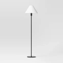 Stick Floor Lamp With Tapered Shade Black - Threshold™ -Lighting Direct GUEST 8095914b 602d 42b3 a435 4beb671eee3f
