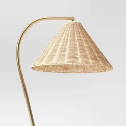 Gooseneck Floor Lamp With Natural Shade - Threshold™ -Lighting Direct GUEST 88390ce5 6f99 4759 8590 a08074c6f149 1