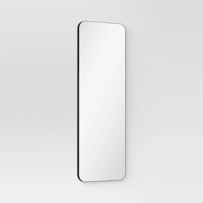 20" X 60" Infinity Full Length Mirror Black - Threshold™ 2 20" X 60" Infinity Full Length Mirror Black - Threshold™ - Image 2