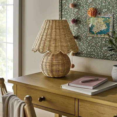 Table Lamp With Woven Base And Woven Shade - Threshold™ Designed With Studio McGee 2 Table Lamp With Woven Base And Woven Shade - Threshold™ Designed With Studio McGee - Image 2