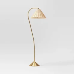 Gooseneck Floor Lamp With Natural Shade - Threshold™ -Lighting Direct GUEST b1fa38ad 81d6 4be4 bf88 c44b8076131e 1