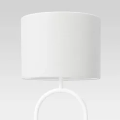 Ring Base Floor Lamp White (Includes LED Light Bulb) - Threshold™ -Lighting Direct GUEST b5370ec0 46ea 4afe b39e 7e1133de6489