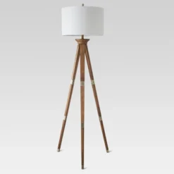 Oak Wood Tripod Floor Lamp Dark Brown - Threshold™ 20 Oak Wood Tripod Floor Lamp Dark Brown - Threshold™ -Lighting Direct GUEST b5ab96e0 432f 4e8b 8afb fa38a8c1b3fe