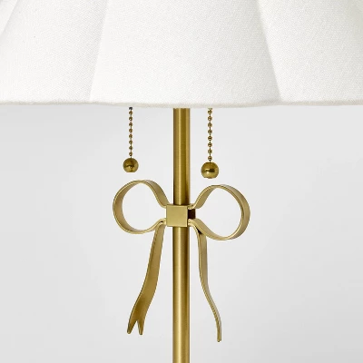 Stick Lamp With Bow Brass - Threshold™ Designed With Studio McGee 3 Stick Lamp With Bow Brass - Threshold™ Designed With Studio McGee - Image 3