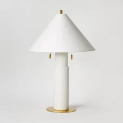 Ceramic Table Lamp With Tapered Shade White - Threshold™ Designed With Studio McGee 7 Ceramic Table Lamp With Tapered Shade White - Threshold™ Designed With Studio McGee -Lighting Direct GUEST bb7258ec 5cd1 4f4f 84fa 7992eea042f1