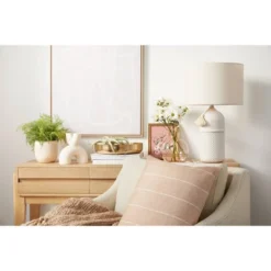 Large Assembled Ceramic Table Lamp White - Threshold™ -Lighting Direct GUEST bdb60051 2218 4a94 9fa2 271dbb795406