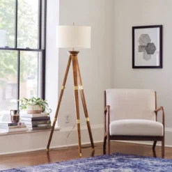 Oak Wood Tripod Floor Lamp Dark Brown - Threshold™ 16 Oak Wood Tripod Floor Lamp Dark Brown - Threshold™ -Lighting Direct GUEST c2f8f53a ec73 4620 85f4 88ec9ed0366f