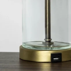 Fillable Accent With USB Table Lamp Brass - Threshold 10 Fillable Accent With USB Table Lamp Brass - Threshold -Lighting Direct GUEST cde816b4 4d22 45b7 aad0 2e1664c1a18c