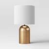 Dome Collection Accent Lamp Gold - Threshold™: ETL Listed, No Assembly, Metal Body