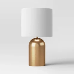 Dome Collection Accent Lamp Gold - Threshold™: ETL Listed, No Assembly, Metal Body