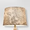 Toile Stitch Lamp Shade Shell - Threshold™: Linen Drum Slip Uno Fitter For Small Lamp Bases