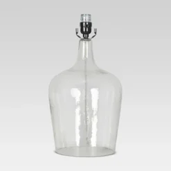 Artisan Glass Jug Large Lamp Base Clear - Threshold