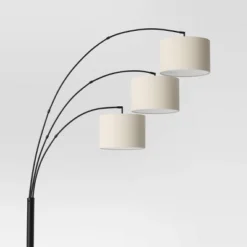 82"x56" Avenal 3-Head Shaded Arc Floor Lamp Black - Threshold™: Adjustable Standing Light For Living Room 5 82"x56" Avenal 3-Head Shaded Arc Floor Lamp Black - Threshold™: Adjustable Standing Light For Living Room -Lighting Direct GUEST ea3557f3 fc45 4610 9359 477d289a56e0